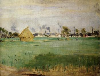 Berthe Morisot : Landscape at Gennevilliers